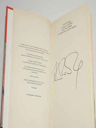 HARRY POTTER AND THE GOBLET OF FIRE (Signed 1st printing, with Golden Ticket)