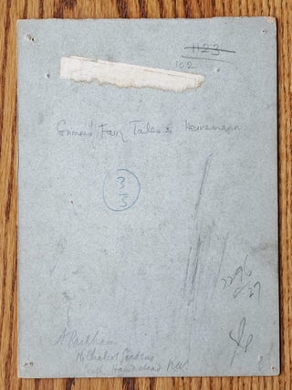 ARTHUR RACKHAM ORIGINAL PUBLISHED SIGNED PEN AND INK DRAWING FOR FAIRY TALES OF THE BROTHERS GRIMM