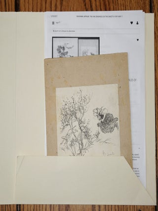 ARTHUR RACKHAM ORIGINAL PUBLISHED SIGNED PEN AND INK DRAWING FOR FAIRY TALES OF THE BROTHERS GRIMM