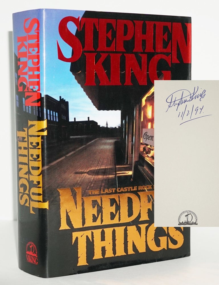 Item #3284 NEEDFUL THINGS (Signed). Stephen King.
