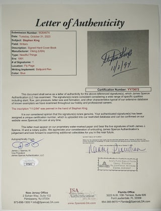 NEEDFUL THINGS (Signed)