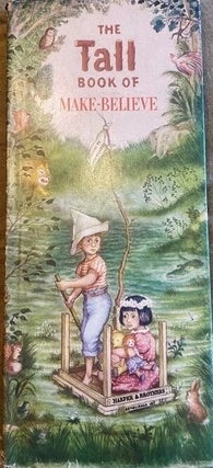GARTH WILLIAMS ORIGINAL PRELIMINARY DUST JACKET ILLUSTRATION FOR "THE TALL BOOK OF MAKE BELIEVE"