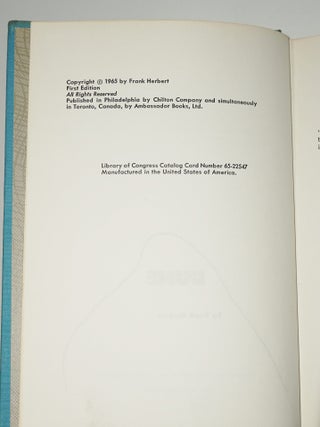 DUNE (1st Printing, 1st State)