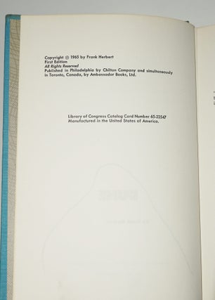 DUNE (1st Printing, 1st State)