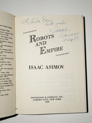 ROBOTS AND EMPIRE (SIGNED)