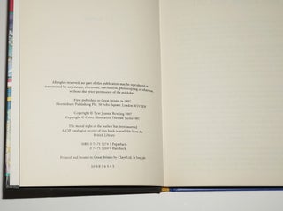 HARRY POTTER AND THE PHILOSOPHER'S STONE (3rd print, Fine)