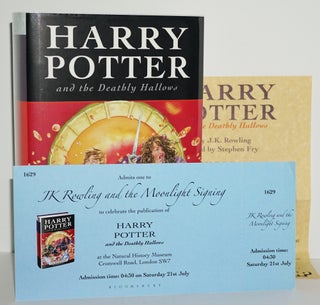 Item #3294 HARRY POTTER AND THE DEATHLY HALLOWS (Moonlight Signing with event ticket). J K. ROWLING