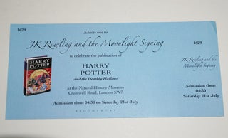 HARRY POTTER AND THE DEATHLY HALLOWS (Moonlight Signing with event ticket)