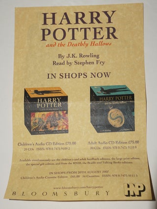 HARRY POTTER AND THE DEATHLY HALLOWS (Moonlight Signing with event ticket)
